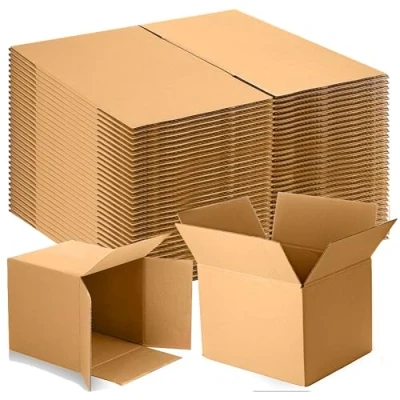 Image of Wellpack Europe LARGE DOUBLE WALLED STRONG CARDBOARD PACKING MOVING HOUSE SHIPPING REMOVAL BOXES 18x18x18&quot; x 10