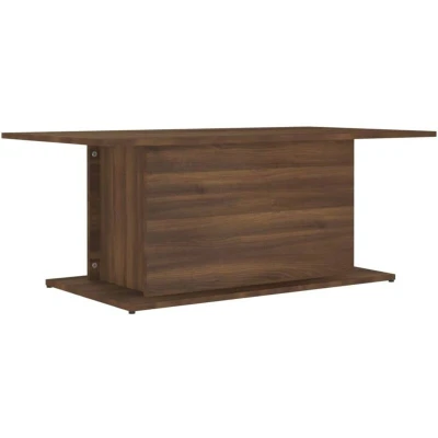 Image of vidaXL Coffee Table Brown Oak 102x55.5x40 cm Engineered Wood