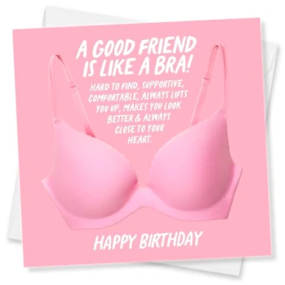 Image of Punkcards birthday card friend female, special card, good Made in UK