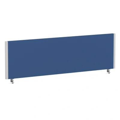 Image of Evolve Plus Bench Screen 1400 Blue Silver Frame