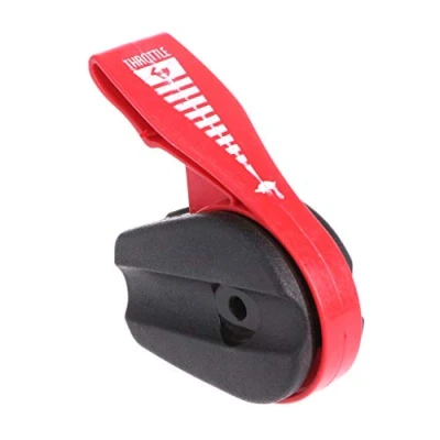 Image of JOYKK Universal Lawnmower Throttle Switch Hand Push Lever Control Handle For 4 Stroke Black&amp;Red