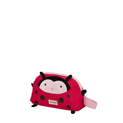 Image of Samsonite Happy Sammies Eco Toiletry Bag, 23 cm, 2.5 L, Red (Ladybug Lally)