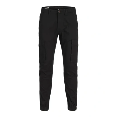 Image of Jack &amp; Jones Jpstpaul Jjflake AKM NOOS Cargo trousers, Men&#039;s, Size: 34x36, Black