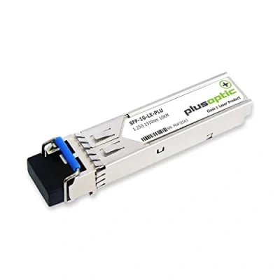 Image of PlusOptic 1.25G, SFP, 1310nm, 10KM Transceiver, LC Connector for SMF with DOM SFP 1G LX PLU