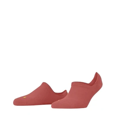 Image of FALKE Women&#039;s Cool Kick Invisible W IN Soft Breathable Quick Drying No Show Plain 1 Pair Liner Socks, Red (Lobster 8862), 4 5