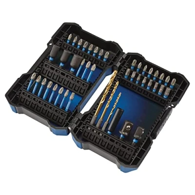 Image of Draper Expert Impact Screwdriver Bit Set, 1/4&quot; Hex (44 Piece)