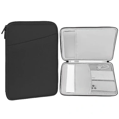 Image of MoKo 12.9 inch Tablet Sleeve Bag, Compatible with 13 New iPad Pro M4 &amp; Air M2 2024, M2&amp;M1, Galaxy Tab S8+/S9+ 12.4&quot;, Waterproof Bag Carrying Case Pocket, Dark Gray