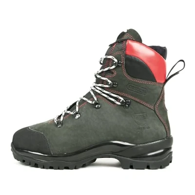 Image of Oregon Mens Chainsaw Fire And Safety Boot, Green, 6 UK