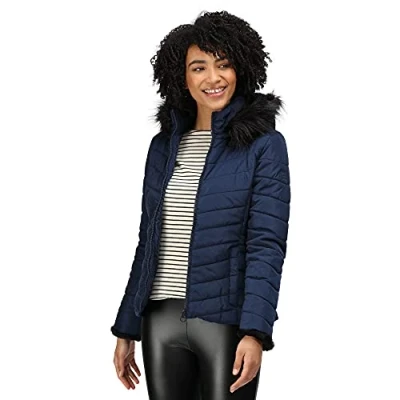 Image of Regatta Womens Thermoguard Water Repellent Winslow Jacket Navy, 12
