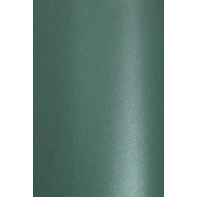 Image of Netuno 100 x Craft Cardboard Mother of Pearl Dark Green DIN A4 210 297 mm 280 g Aster Metallic Card Tones Pearlescent Paper for Crafts