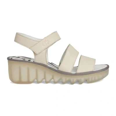 Image of Fly London Women&#039;s BEXY575FLY Sandal, Offwhite, 7 UK