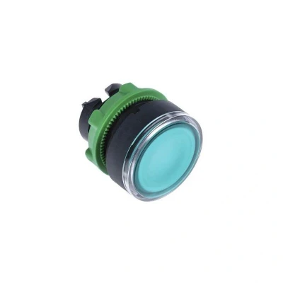 Image of Schneider Electric ZB5AW333, PB Body Illuminated Green Flush LED