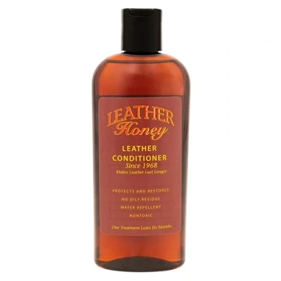 Image of Leather Honey Conditioner, Best Conditioner Since 1968. for Use on Apparel, Furniture, Auto Interiors, Shoes, Bags and Accessories. Non Toxic Made in The USA!