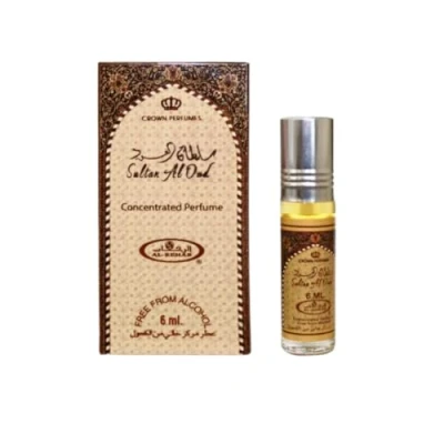Image of Al Rehab Sultan Oud Musk Fragrance 6 ml 100% Oil