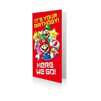 Image of Super Mario Birthday Card, Its Your Birthday!