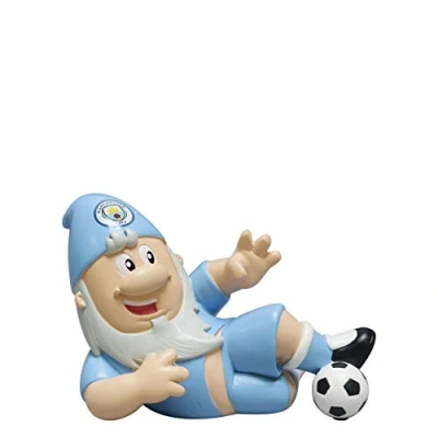 Image of FOCO Officially Licenced Manchester City FC Sliding Tackle Football Garden Gnome