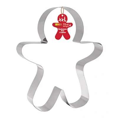 Image of Scrap Cooking Cookie Cutter XXL Ginger Stainless Steel 18/0 Suitable for Contact with Food, Finger, 29.2 x 23.2 cm