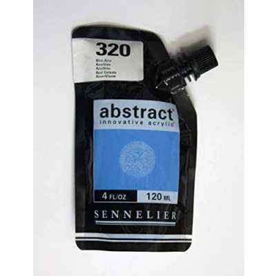 Image of Sennelier Abstract Innovative Acrylic Artist Paint Pouch 120ml (320 Azurblau)