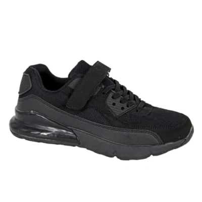 Image of Dek Childrens Unisex Eagle Trainer Boys Black Size UK 4 Infant