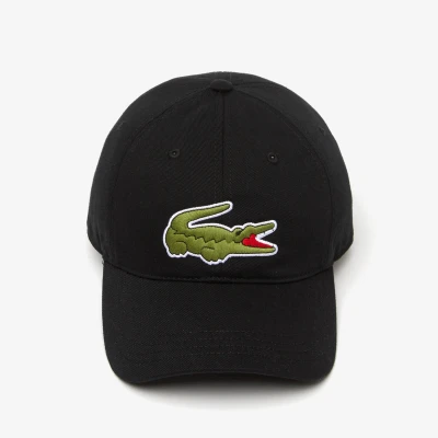 Image of Lacoste Logo Appliquéd Cotton Cap