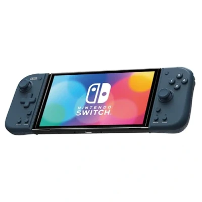 Image of Hori Nintendo Switch Split Pad Compact (Midnight Blue) Ergonomic Controller for Handheld Mode Officially Licensed by