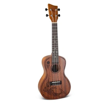 Image of GEWA Concert Ukulele Wildlife Lizzard Chase K CO LIZ