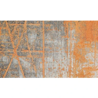 Image of Wash&amp;Dry Doormat, Acrylic Orange, 70 x 120 0.9 cm