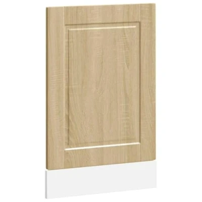 Image of vidaXL Dishwasher Panel Porto Sonoma Oak 45x1,5x67 cm Engineered Wood