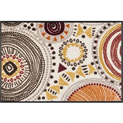 Image of Wash+Dry Boho Style Doormat, 50 x 75 cm, Washable for Indoor and Outdoor Use