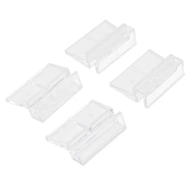 Image of Sconosciuto 4Pcs Plastic Aquarium Fish Tank Glass Cover Clips Support Holders (12mm)