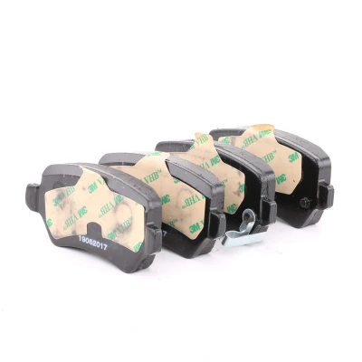Image of 583021PA30 Brake pad set DELPHI LP1717 with acoustic wear warning adhesive film without accessories VAUXHALL: Zafira Mk2, Astra Mk5 Sport Hatch