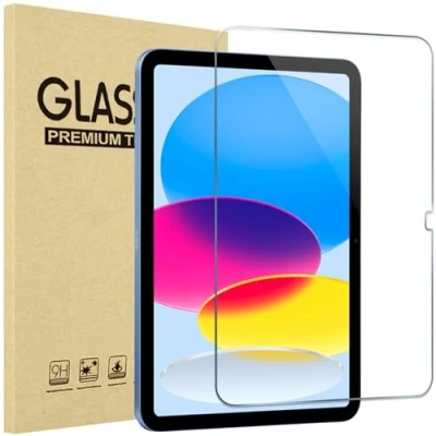Image of ProCase 1 Pack Screen Protector for iPad 10th Generation 2022 A2696/A2757/A2777 10.9 Inch, Tempered Glass Film Guard 10 Clear