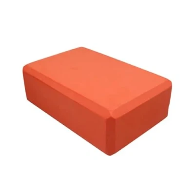 Image of Yoga Block Set Of 2 ,Gym Bricks High Density EVA Foam Comfortable Fitness Blocks, 23 X 15 7.5cm,120g，Anti Slip, Lightweight And Travel Friendly Pilates Practice ( Color : Orange , Size 2pcs )