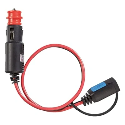 Image of Victron Energy 12 Volt Cigarette Lighter Plus Plug for Blue Smart IP65 Battery Chargers (16 amp fuse)