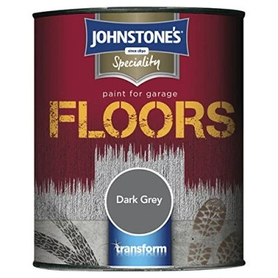Image of Johnstone&#039;s Garage Floor Paint Dark Grey 750ml