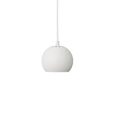 Image of FRANDSEN pendant light Ball, matt white, Ø 12 cm