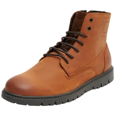 Image of Geox Men&#039;s U Ghiacciaio Ankle boot, Cognac, 6 UK