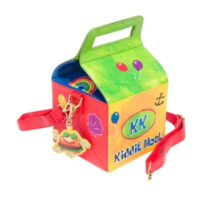 Image of Loungefly SpongeBob SquarePants Krusty Krab Kiddie Meal Figural Crossbody Bag