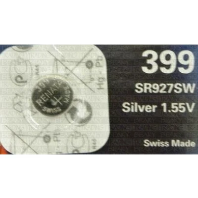 Image of 10 x Renata 399 Swiss Made Watch Batteries (10)