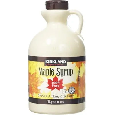 Image of Kirkland Signature Canadian Maple Syrup 1L Grade A Amber