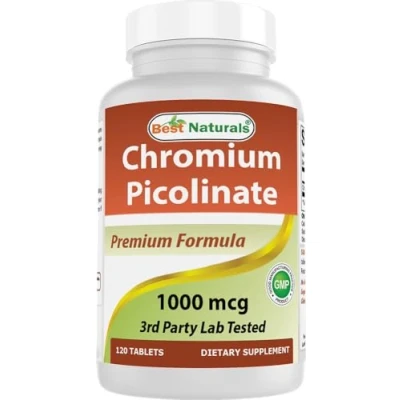 Image of Best Naturals Chromium 1000 mcg 120 Tablets