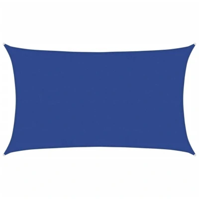 Image of vidaXL Sunshade Sail 160 g/m² Rectangular Blue 5x8 m HDPE