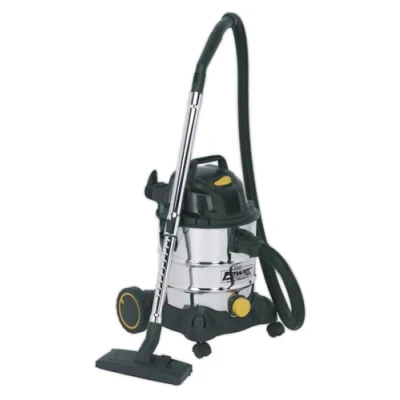Image of Sealey Pc200Sd110V Vacuum Cleaner Industrial Wet &amp; Dry 20Ltr 1250W/110V