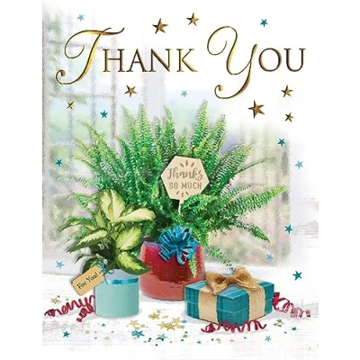 Image of Regal Publishing Traditional Thank You Card 8 x 6 inches
