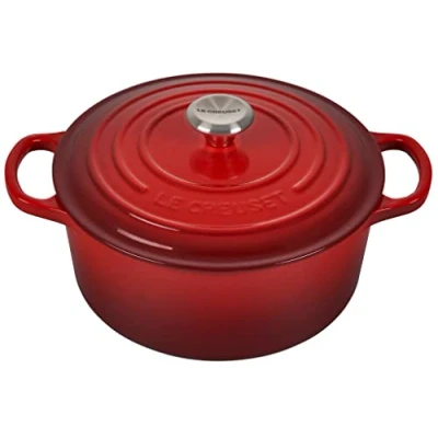 Image of Le Creuset Casserole Signature Cerise ø 22 cm / 3.3 Liter