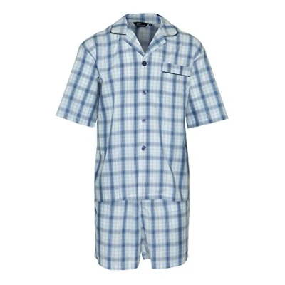 Image of Mens Champion Luxury Polycotton Short Pyjama Lounge Wear Navy XXL