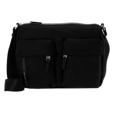 Image of Mandarina Duck Women&#039;s Hunter P10vct18 Shoulder Bag, Black9, 28x21x11 (L x H W)
