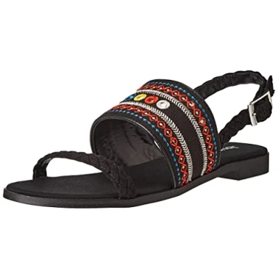 Image of Desigual Women&#039;s 20sssa03200036 Sneaker, Black, 3.5 UK