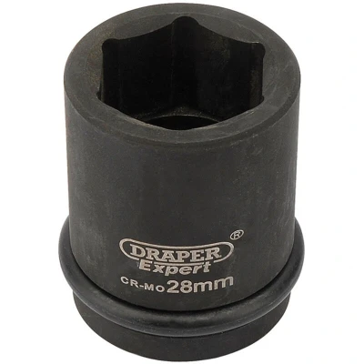 Image of Draper HI TORQ� 6 Point Impact Socket, 3/4" Sq. Dr., 28mm