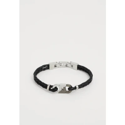 Image of Emporio Armani Eagle LOGO Bracelet silvercoloured, Men&#039;s, Size: One Size, Silver coloured